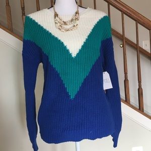 Time and tru chevron sweater